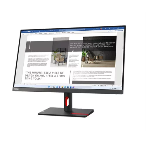 Lenovo 27" S27i-30 ThinkVision FHD IPS 100Hz VGA/HDMI fekete monitor