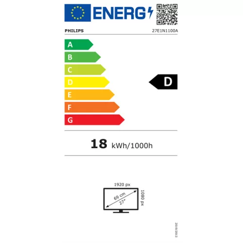 Philips 27" 27E1N1100A/00 FHD IPS 100Hz HDMI/VGA hangszóró monitor