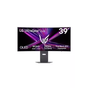   LG 39" 39GX900A-B.AEU UltraGear WQHD OLED 240Hz DP/HDMI/USB/USB-C ívelt gamer monitor