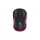 LOGITECH Egér - M185 Vezeték Nélküli Optikai Nano, Piros