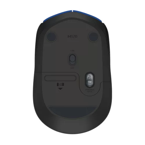 LOGITECH Egér - M170 Vezeték Nélküli Optikai, Szürke