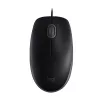 LOGITECH Egér - B110 Vezetékes Optikai Silent, Fekete