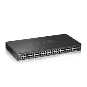   ZYXEL Switch 44x1000Mbps + 4xGigabit kombó SFP + 2xGigabit SFP, Menedzselhető Rackes, GS2220-50-EU0101F