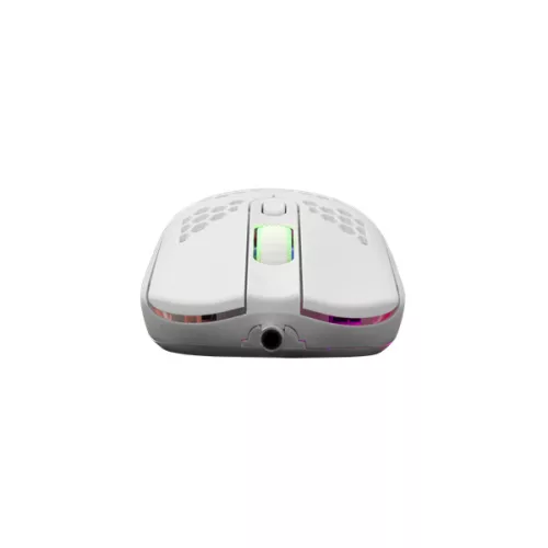 WHITE SHARK GM-5007W GALAHAD gamer egér, fehér, 6400 dpi