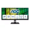 AOC monitor 34" U34E2M, 3440x1440, 21:9, 300cd/m2, 4ms, 2xHDMI/DisplayPort