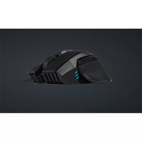 CORSAIR Vezetékes Egér Gaming, IRONCLAW RGB FPS/MOBA, 7 programozható gomb, RGB Világítás, 18000dpi, fekete