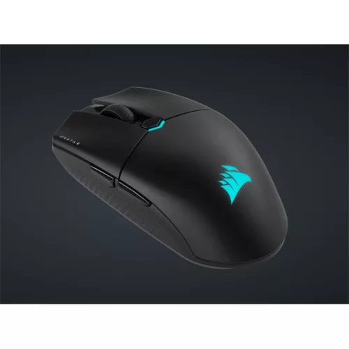 CORSAIR Vezetékes/Vezeték Nélküli Egér Gaming, KATAR ELITE, 6 programozható gomb, RGB Világítás, 26000dpi, fekete
