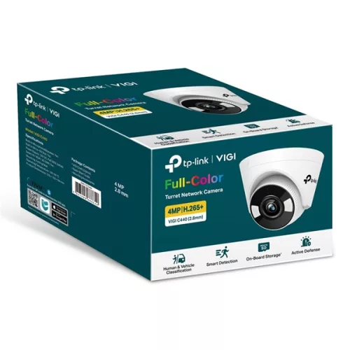TP-LINK IP Kamera beltéri éjjellátó 5 Megapixel, 4mm Objektív, VIGI C450(4MM)