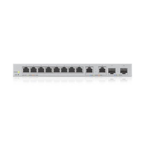 ZYXEL Switch 8x1000Mbps + 2x2500Mbps + 2xSFP+ Web Menedzselhető, XGS1210-12-ZZ0102F