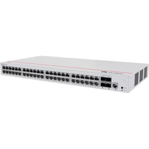 Huawei eKit Switch 48x1000Mbps + 4x10GE SFP+ + 1konzol port, Layer2 managed, Rackes - S220-48T4X