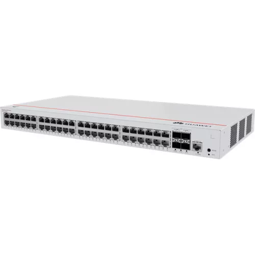 Huawei eKit Switch 48x1000Mbps (380W POE+) + 4x1GE SFP + 1konzol port, Layer2 managed, Rackes - S220-48P4S