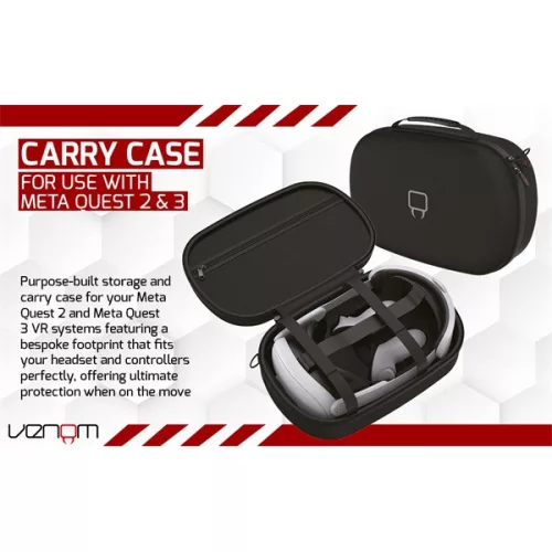 VENOM Meta Quest 2 & 3 Kiegészítő Hordozható táska, VS4207