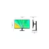 SAMSUNG IPS 100Hz monitor 32" S60D, 2560x1440, 16:9, 350cd/m2, 5ms, HDMI/DisplayPort/3xUSB, Pivot
