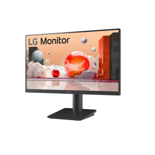 LG IPS monitor 23.8" 24MS550, 1920x1080, 16:9, 250cd/m2, 5ms, 2xHDMI, áll. magasság, hangszóró