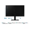 SAMSUNG IPS 100Hz monitor B2B 27" S60D, 2560x1440, 16:9, 350cd/m2, 5ms, HDMI/DisplayPort/3xUSB, Pivot
