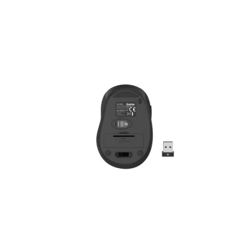 HAMA 00173026, VEZETÉK NÉLKÜLI OPTIKAI EGÉR "MW-400 V2", FEKETE