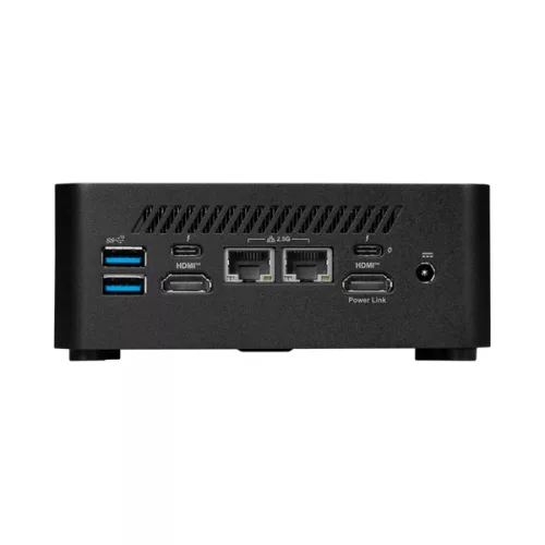 MSI Business DT Cubi NUC 1M-250BEU, Core 5 120U, DDR5, NVME, 2,5", AX+BT5.3, Thunderbolt4 x2, RJ45 x2, HDMI x2, Black