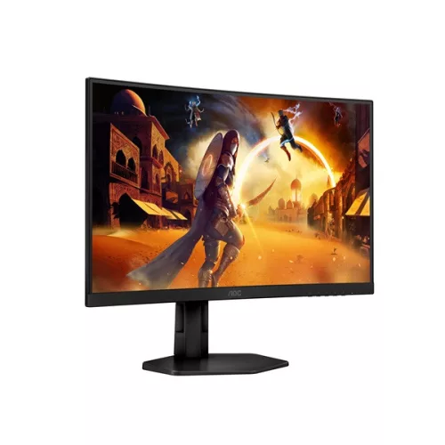 AOC Ívelt Gaming 280Hz monitor 27" C27G4ZXU, 1920x1080, 16:9, 300cd/m2, 0,3ms, HDMIx2/DisplayPort/USBx4