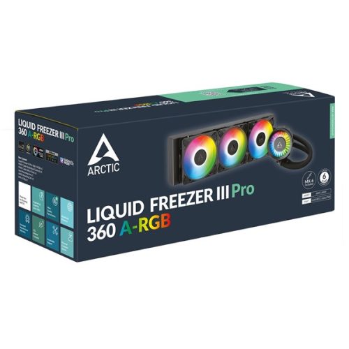 ARCTIC COOLING CPU hűtő Liquid Freezer III Pro 360 A-RGB (vízhűtés), Univerzális