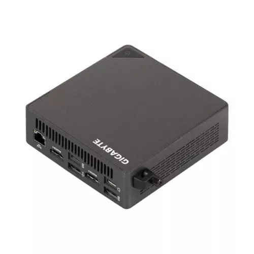 GIGABYTE PC BRIX, Intel Core Ultra U5 225H 4.9GHz, 2xHDMI, Displayport (Type C), LAN, WIFI, BT, 7xUSB