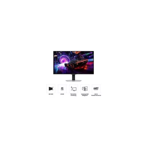 SAMSUNG Gaming 240Hz OLED monitor 27" G8, 3840x2160, 16:9, 250cd/m2, 0.03ms, HDMI/DisplayPort/USB,Pivot