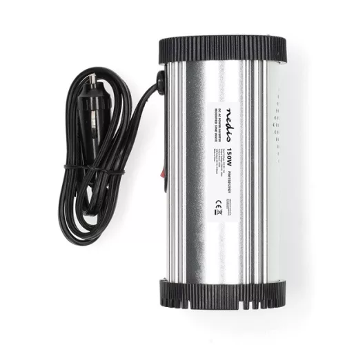 Nedis PIM15012FGY 12V DC - 230V AC inverter, 150W, csatlakozás: szivargyújtós