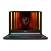 MSI Gaming NB Katana 15 HX B14WEK-268, 15.6" QHD 165Hz, i5-14450HX, 16GB (2x8), 512GB M.2, RTX 5050 8GB, noOS, Fekete