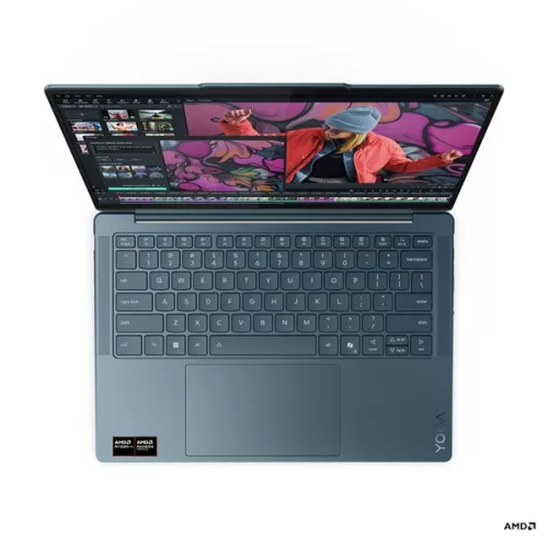LENOVO Yoga Slim 7 14AKP10, 14" WUXGA, AMD Ryzen AI 7 350, 16GB, 1TB SSD, Win11 Home, Tidal Teal