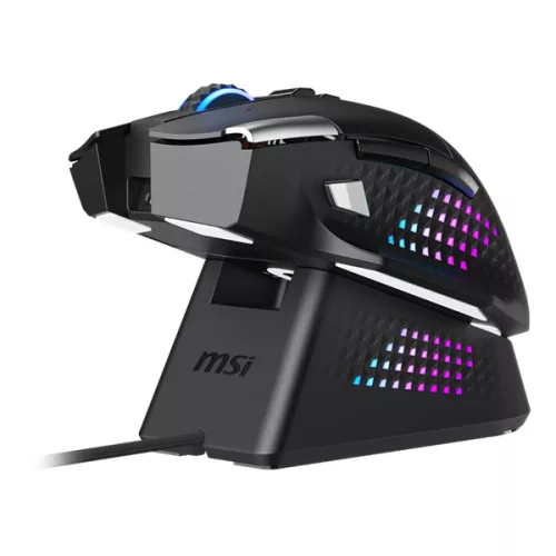 MSI ACCY VERSA PRO W + MOUSE DOCK PRO Wireless Gaming Mouse, Black