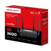 MERCUSYS Wireless Router Dual Band BE3600 1xWAN(1000Mbps) + 3xLAN(1000Mbps), MR25BE
