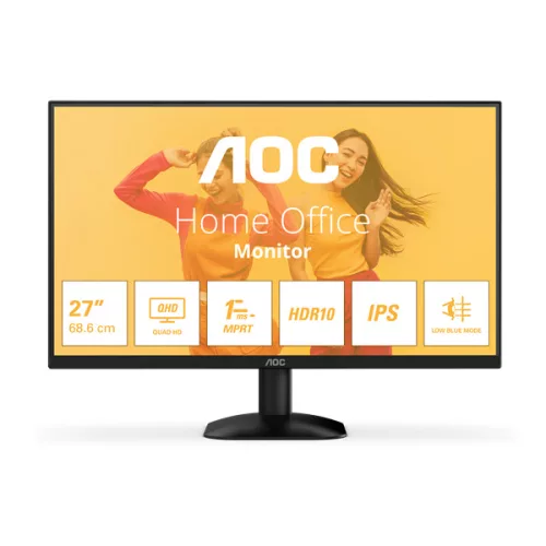 AOC IPS monitor 27" Q27B35E, 2560x1440, 16:9, 300 cd/m2, 1ms, HDMI/DisplayPort