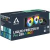 ARCTIC COOLING CPU hűtő Liquid Freezer III Pro 280 A-RGB (vízhűtés), Univerzális, Fekete