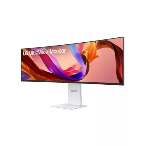 LG ívelt 144Hz monitor 49" 49U950A-W, 5120x1440, 32:9, 400cd/m2, 5ms, HDMIx2/Displayport/USBx2/USB-C (90W)