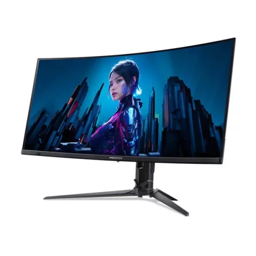 ACER OLED Monitor X34X5bmiiphuzx 34", Curved 1800R QHD 21:9 , 0,01ms, 240hz, 1000nits, 2xHDMI, DP, Type-C, MM, fekete