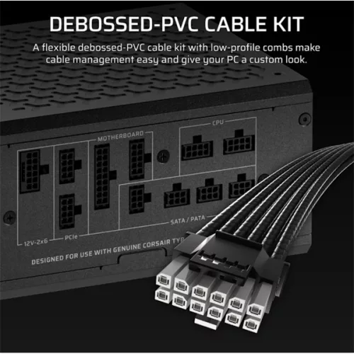 CORSAIR Tápegység Moduláris, iCUE LINK HXi SHIFT Series, HX1000i SHIFT, 1000 Watt, Cybenetics Platinum