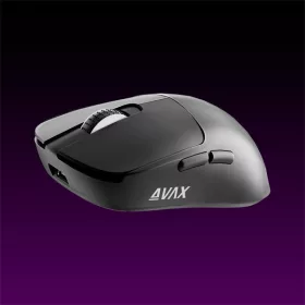   AVAX Vezeték Nélküli Egér - LW02 PRO tri-mode 1k lightweight, Gamer, fekete
