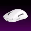 AVAX Vezeték Nélküli Egér - LW03 PRO PAW3395 Tri-mode 8k lightweight Gamer, fehér