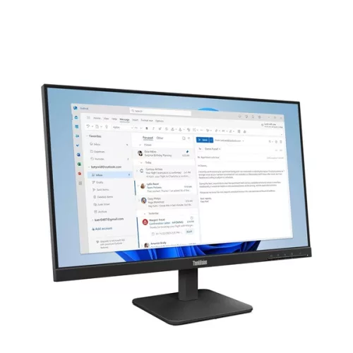 LENOVO Monitor - ThinkVision S24-4e, 23.8" FHD 1920x1080 IPS, 16:9, 1300:1, 250cd/m2, 4ms, HDMI, VGA