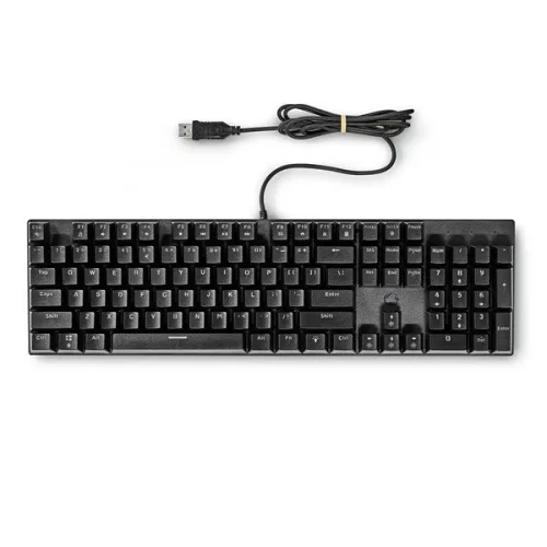 Nedis GKBDM110BKUS gamer billentyűzet, USB,Mechanikus gombok | LED | QWERTY | Amerikai kiosztás