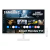 SAMSUNG M7 VA 4K Smart monitor 32", 3840x2160, 16:9, 300cd/m2, 4ms, HDMI/USB-C, hangszóró, Fehér