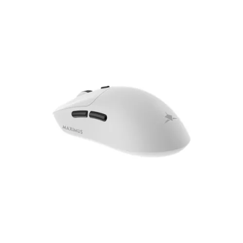 WHITE SHARK PRÉMIUM GM-9010W MAXIMUS-W vezeték nélküli gamer egér, 26.000 dpi, fehér