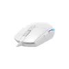 BARACUDA BGM-112W CRAB-W vezetékes gamer egér, 3600dpi, fehér