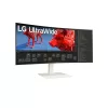 LG 144Hz Ívelt IPS monitor 37,5" 38BR85QC-W, 3840x1600, 21:9, 450cd/m2,1ms, DisplayPort/2xHDMI/USB-C, áll.mag.