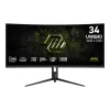 MSI Monitor GAMING MAG 342CQRF E20 Ívelt 34" UWQHD Rapid VA 3440x1440, 200Hz 21:9, 3000:1, 300cd/m2, 0,5ms, 2xHDMI, DP