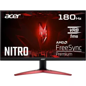   Acer Nitro KG241YS3 Gaming Monitor 23.8 Inch (60 cm Screen) Full HD, 180Hz, 1ms (VRB), 2xHDMI 2.0, DP 1.2, AMD FreeSync Premium, Black