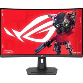   ASUS ROG Strix XG32WCMS 32 Inch Gaming Monitor (2560 x 1440, Curved, 280Hz (Over 144Hz), Fast VA, Extreme Low Motion Blur Sync, USB Type-C, DisplayWidget Center, Tripod Connection, HDR)