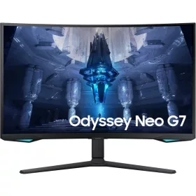   Samsung Odyssey Neo G7 Gaming Monitor S32BG750NP, 32 Inch, VA Panel, 4K UHD Resolution, AMD FreeSync Premium Pro, 1ms (G/G) Response Time, Refresh Rate 165Hz, Black