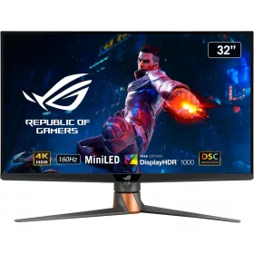   ASUS ROG Swift PG32UQXR, 32 Inch 4K UHD Gaming Monitor -,, 160 Hz, 1 ms GtG, Adaptive Sync, FreeSync, DisplayHDR 1000, Fast-IPS FALD, Quantum Dot, 16:9, 3840 x 2160, DP, HDMI 2.1, USB Hub, Black