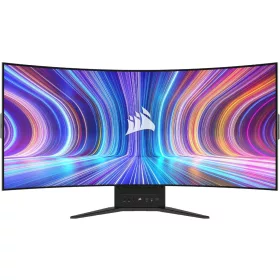   Corsair Xeneon Flex 45WQHD240 Gaming Monitor - 45 Inch OLED WQHD (3440 x 1440) Bendable Display, 240Hz, 0.03ms GtG Response Time, NVIDIA G-SYNC Compatible, AMD FreeSync™ Premium - Black