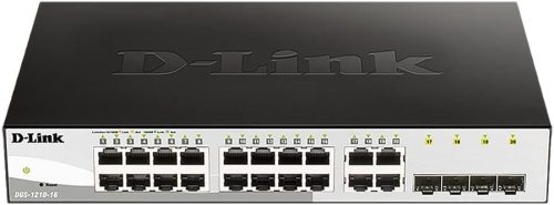 D-Link DGS-1210-16/E 16-Port Smart Managed Gigabit Switch 